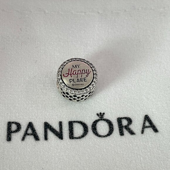 New! Pandora Disney Parks Castle Rainbow Charm My Happy Place Silver s925 ALE - Picture 3 of 4